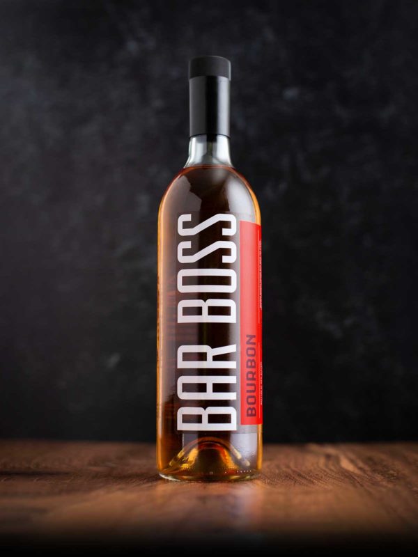 Bas Boss™ Bourbon Whiskey Bottle