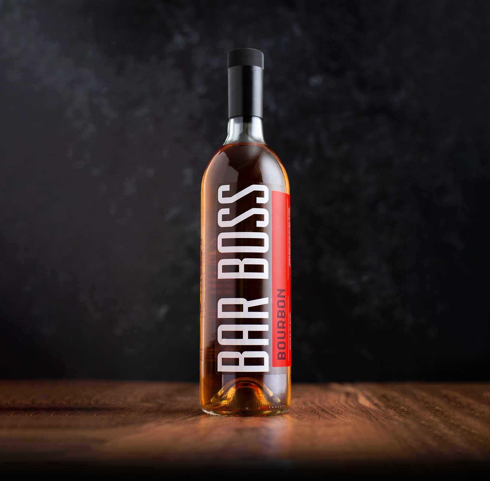 Bas Boss Bourbon Whiskey Bottle