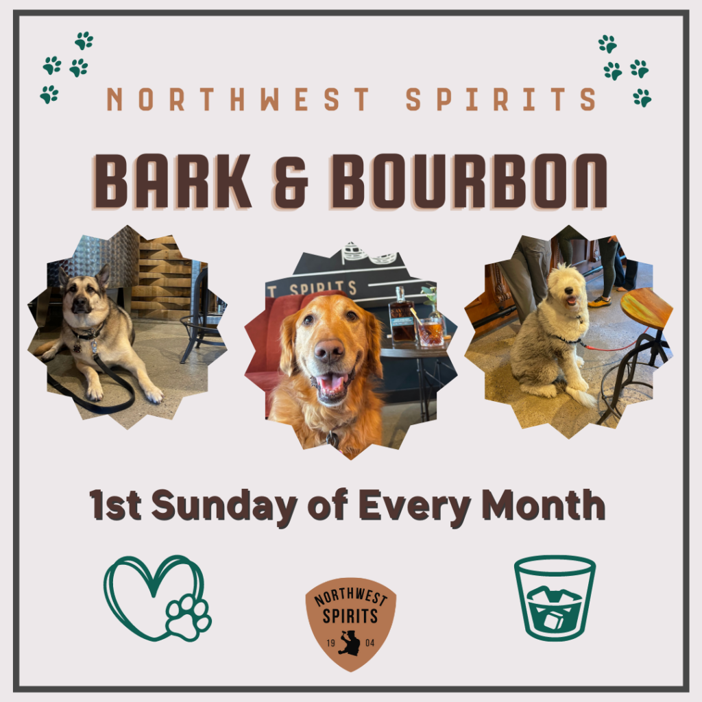 Bark & Bourbon Event - 1st Sunday of every month.