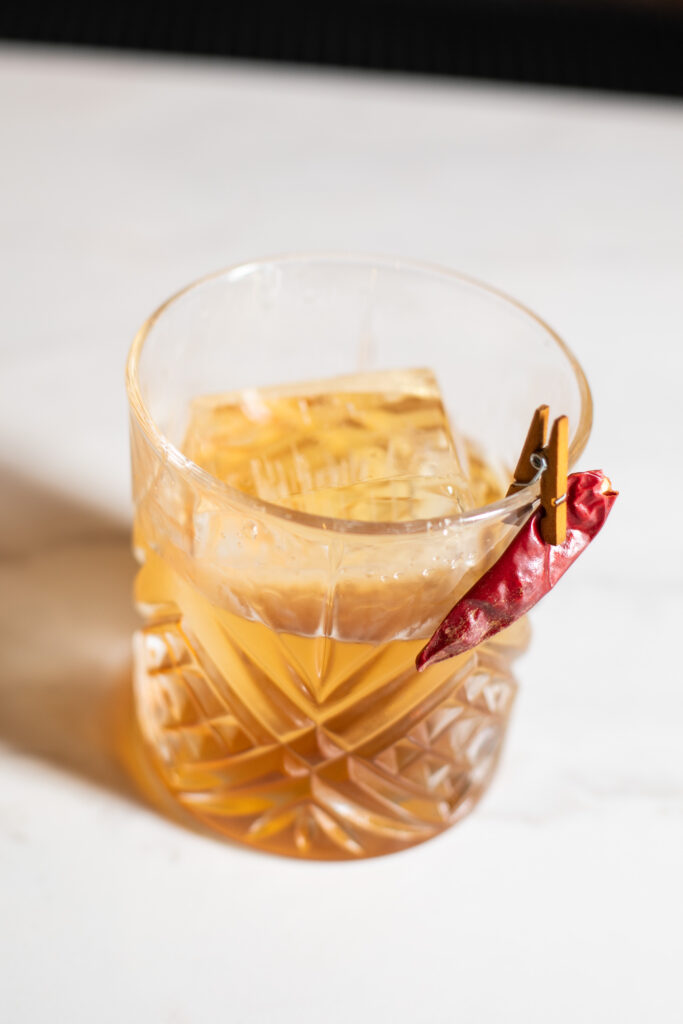 Maple Mezcal Old Fashioned 1